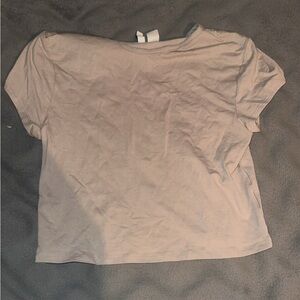 H&M Light Beige Crop Top